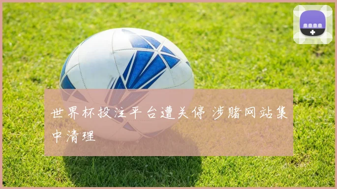 世界杯投注平台遭关停 涉赌网站集中清理