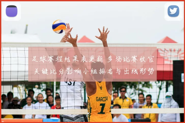 足球赛程结果表更新 多场比赛收官 关键比分影响小组排名与出线形势